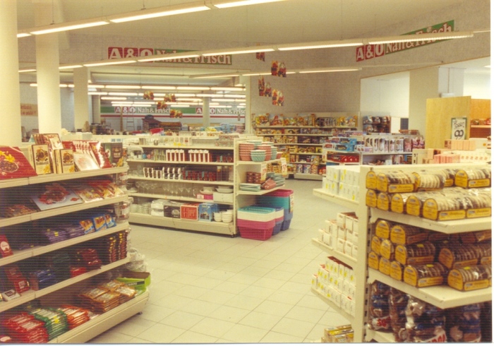1991 - Bild des neuen Supermarkts